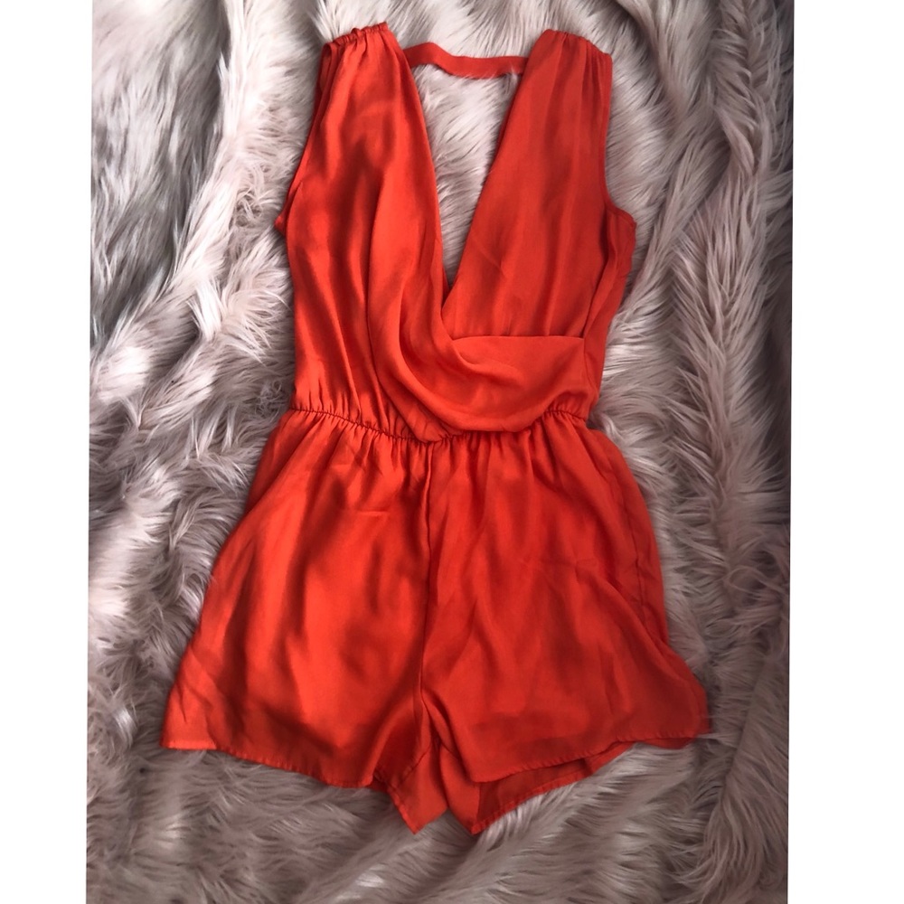 Orange Romper